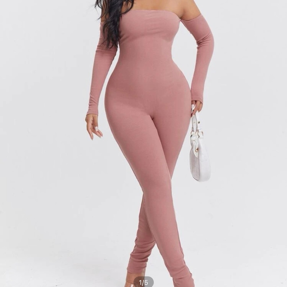 Mauve/Pink romper Sz 12